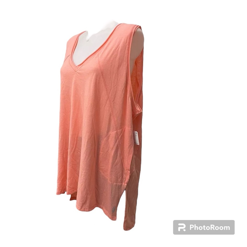Free People FP Movement Women's Small Coral City Vibes Oversized Tunic T… - Picture 4 of 11